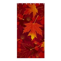 Autumn Leaves Fall Maple Shower Curtain 36  X 72  (stall)  by Simbadda