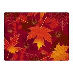 Autumn Leaves Fall Maple Double Sided Flano Blanket (mini)  by Simbadda