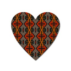 Seamless Pattern Digitally Created Tilable Abstract Heart Magnet by Simbadda