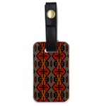 Seamless Pattern Digitally Created Tilable Abstract Luggage Tags (One Side)  Front