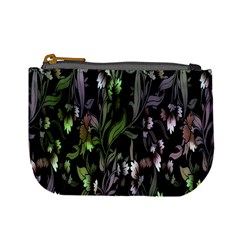 Floral Pattern Background Mini Coin Purses