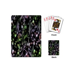 Floral Pattern Background Playing Cards (Mini) 