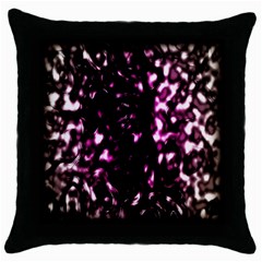 Background Structure Magenta Brown Throw Pillow Case (black) by Simbadda