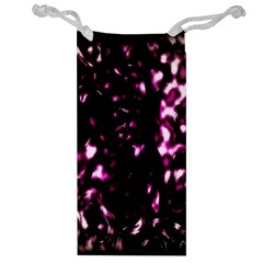 Background Structure Magenta Brown Jewelry Bag by Simbadda