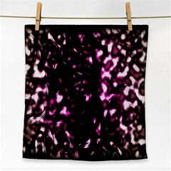 Background Structure Magenta Brown Face Towel by Simbadda