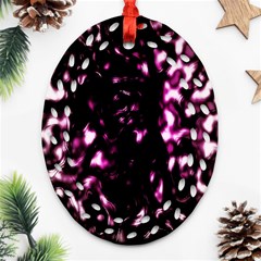 Background Structure Magenta Brown Ornament (oval Filigree) by Simbadda