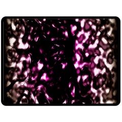 Background Structure Magenta Brown Double Sided Fleece Blanket (large)  by Simbadda