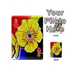 Beautiful Fractal Flower In 3d Glass Frame Playing Cards 54 (Mini)  Front - Heart2