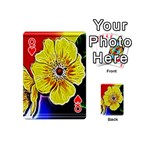 Beautiful Fractal Flower In 3d Glass Frame Playing Cards 54 (Mini)  Front - HeartQ