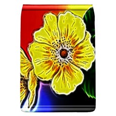 Beautiful Fractal Flower In 3d Glass Frame Flap Covers (l)  by Simbadda