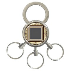 Fractal Classic Baroque Frame 3-ring Key Chains by Simbadda