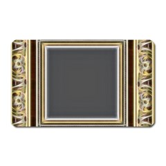 Fractal Classic Baroque Frame Magnet (rectangular) by Simbadda