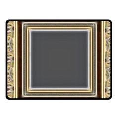 Fractal Classic Baroque Frame Fleece Blanket (small) by Simbadda