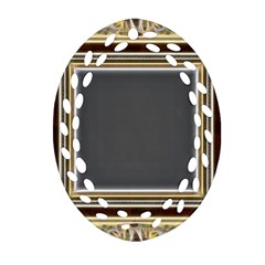 Fractal Classic Baroque Frame Oval Filigree Ornament (two Sides) by Simbadda