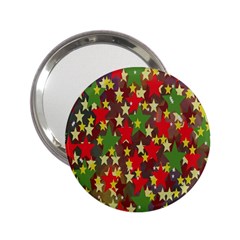 Star Abstract Multicoloured Stars Background Pattern 2 25  Handbag Mirrors by Simbadda