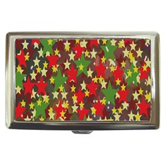 Star Abstract Multicoloured Stars Background Pattern Cigarette Money Cases by Simbadda