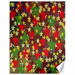 Star Abstract Multicoloured Stars Background Pattern Canvas 18  X 24   by Simbadda