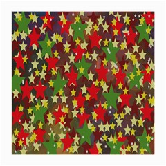 Star Abstract Multicoloured Stars Background Pattern Medium Glasses Cloth by Simbadda