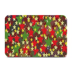 Star Abstract Multicoloured Stars Background Pattern Plate Mats by Simbadda