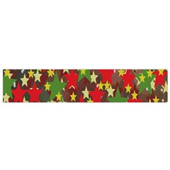 Star Abstract Multicoloured Stars Background Pattern Flano Scarf (small) by Simbadda