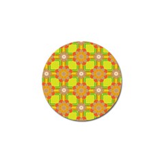 Floral Pattern Wallpaper Background Beautiful Colorful Golf Ball Marker (10 Pack) by Simbadda