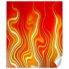 Fire Flames Abstract Background Canvas 8  X 10  by Simbadda