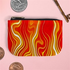 Fire Flames Abstract Background Mini Coin Purses by Simbadda