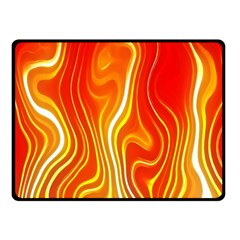 Fire Flames Abstract Background Fleece Blanket (small) by Simbadda