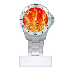 Fire Flames Abstract Background Plastic Nurses Watch by Simbadda