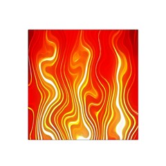 Fire Flames Abstract Background Satin Bandana Scarf by Simbadda