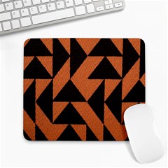 Brown Triangles Background Large Mousepads