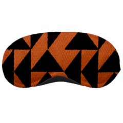 Brown Triangles Background Sleeping Masks by Simbadda