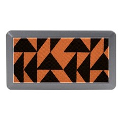 Brown Triangles Background Memory Card Reader (Mini)