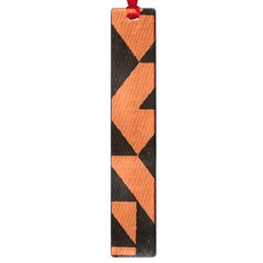 Brown Triangles Background Large Book Marks