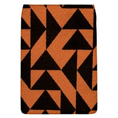 Brown Triangles Background Flap Covers (l)  by Simbadda