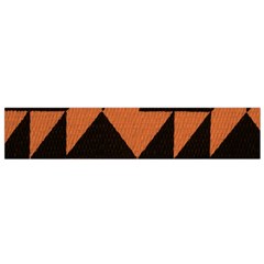 Brown Triangles Background Flano Scarf (small) by Simbadda