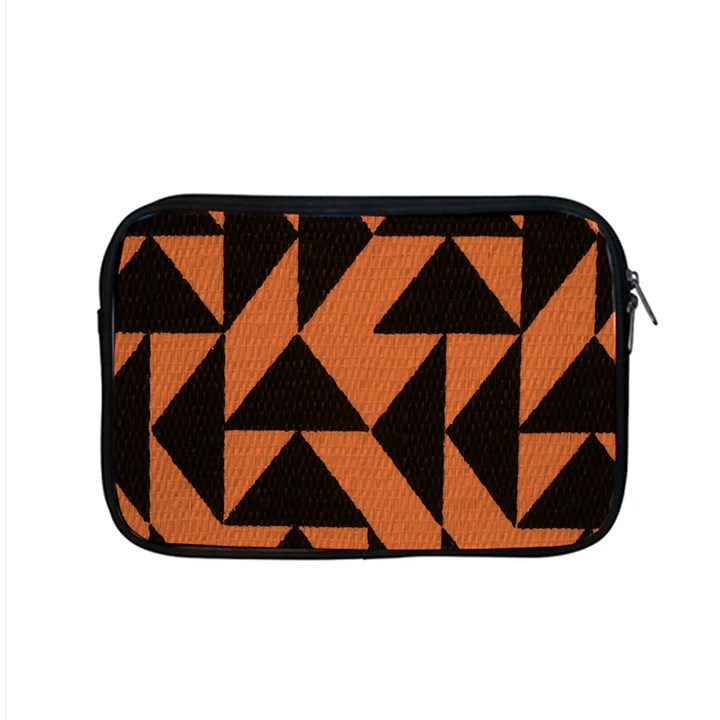 Brown Triangles Background Apple MacBook Pro 15  Zipper Case