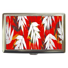 Leaves Pattern Background Pattern Cigarette Money Cases by Simbadda