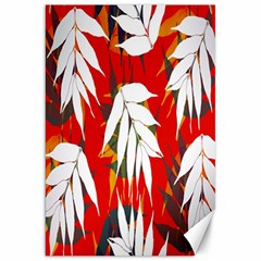 Leaves Pattern Background Pattern Canvas 20  X 30   by Simbadda