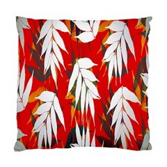 Leaves Pattern Background Pattern Standard Cushion Case (two Sides) by Simbadda