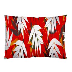 Leaves Pattern Background Pattern Pillow Case by Simbadda