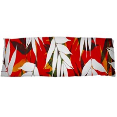 Leaves Pattern Background Pattern Body Pillow Case Dakimakura (two Sides) by Simbadda