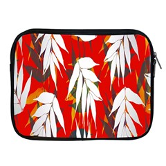 Leaves Pattern Background Pattern Apple Ipad 2/3/4 Zipper Cases by Simbadda