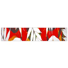 Leaves Pattern Background Pattern Flano Scarf (small) by Simbadda