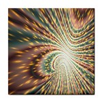 Vortex Glow Abstract Background Tile Coasters Front