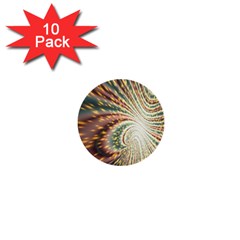 Vortex Glow Abstract Background 1  Mini Buttons (10 Pack)  by Simbadda