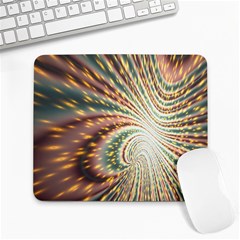 Vortex Glow Abstract Background Large Mousepads by Simbadda