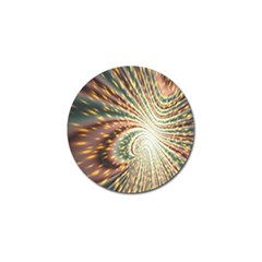 Vortex Glow Abstract Background Golf Ball Marker (10 Pack) by Simbadda