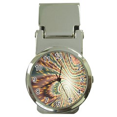 Vortex Glow Abstract Background Money Clip Watches by Simbadda