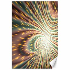 Vortex Glow Abstract Background Canvas 20  X 30  